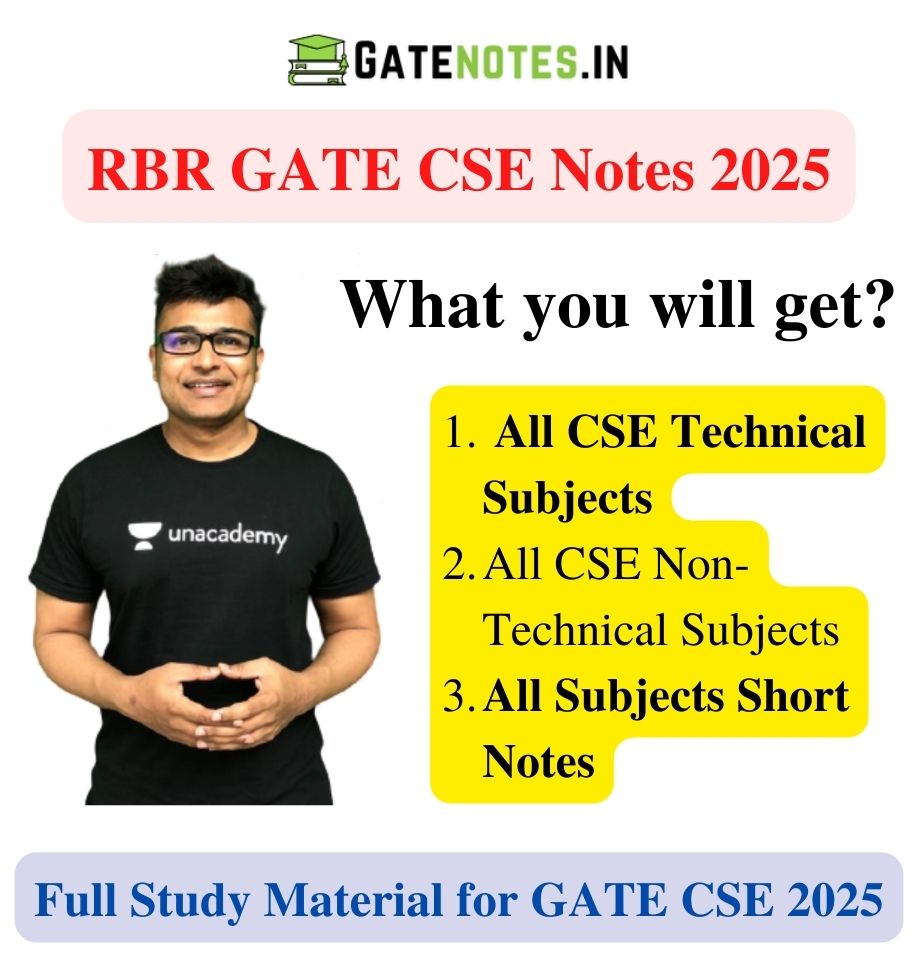 Ravindrababu Ravula GATE CSE Handwritten Notes For GATE 2025 - All GATE CSE NOTES 2025